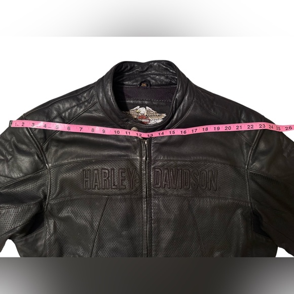 Harley Davidson’s Men’s Leather Jacket size 2XL - Picture 5 of 10